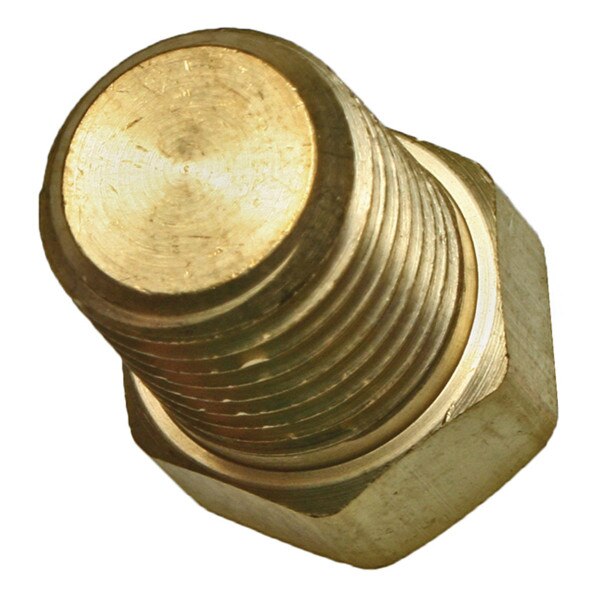 PHO2 Oxygen 1/4" Male Plug Brass Pipe Fitting 2400PSI High Pressure